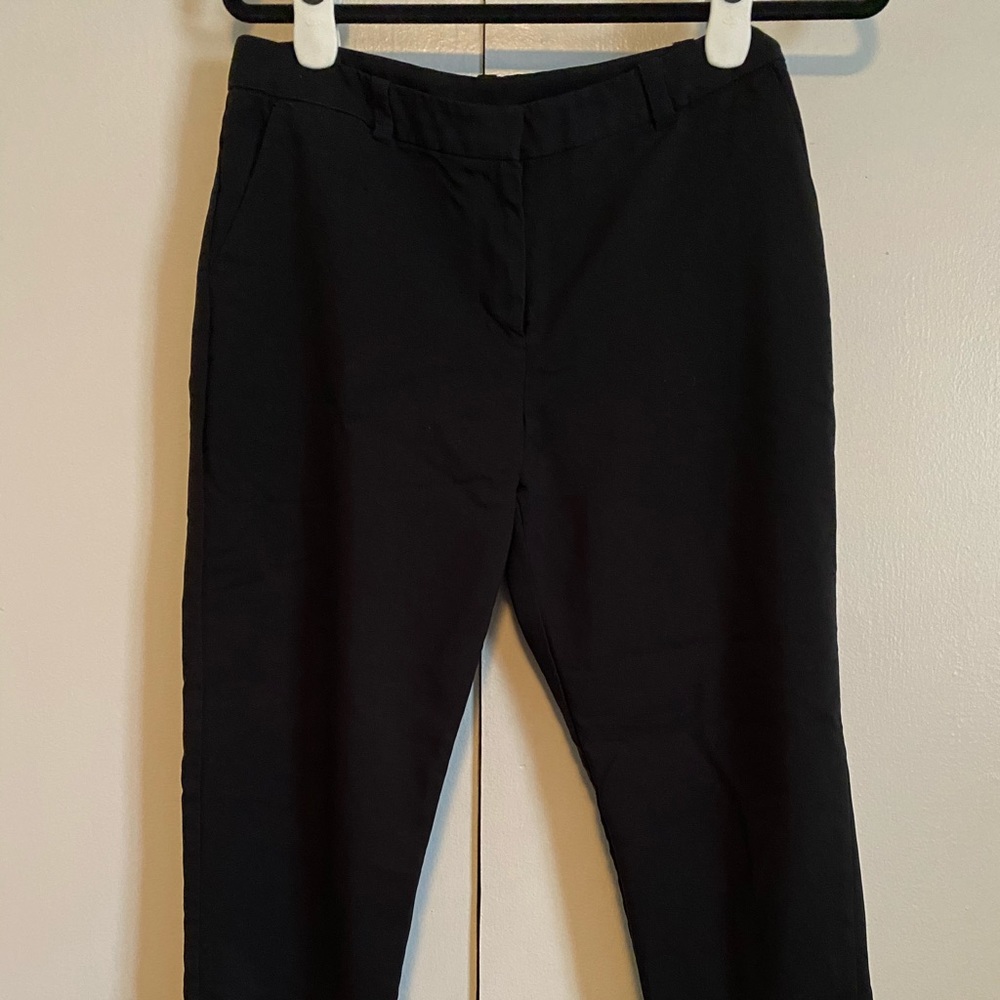 Black Capri Work Pants
